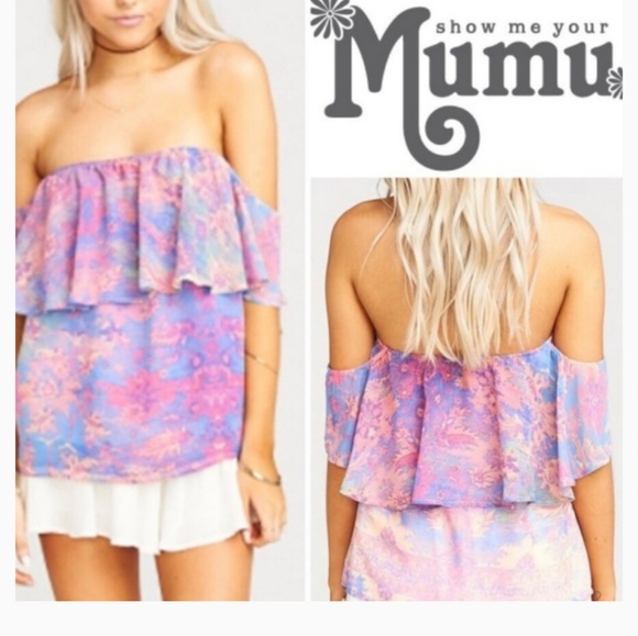 Show Me Your Mumu Chiquita Malibu Top  Size X-Small - Picture 2 of 7